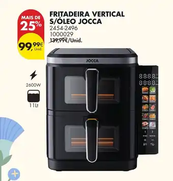 Pingo Doce Fritadeira vertical s/óleo jocca promoção