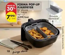 Pingo Doce Forma pop-up p/airfryer promoção