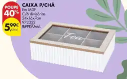 Pingo Doce Caixa p/chá promoção