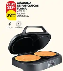 Pingo Doce Máquina de panquecas flama promoção