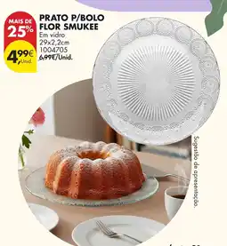 Pingo Doce Prato p/bolo flor smukee promoção