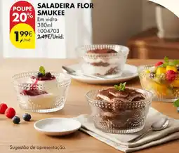 Pingo Doce Saladeira flor smukee promoção