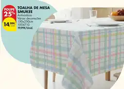 Pingo Doce Toalha de mesa smukee promoção