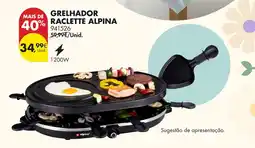 Pingo Doce Grelhador raclette alpina promoção