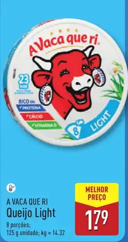 ALDI A VACA QUE RI Queijo Light promoção