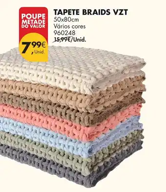 Pingo Doce Tapete braids vzt promoção