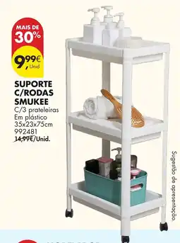 Pingo Doce Suporte c/rodas smukee promoção