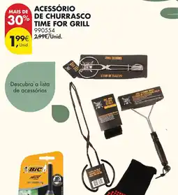 Pingo Doce Acessório de churrasco time for grill promoção