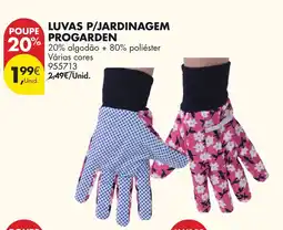 Pingo Doce Luvas p/jardinagem progarden promoção