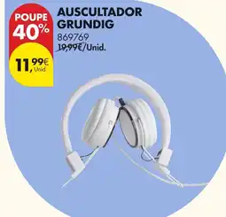 Pingo Doce Auscultador grundig promoção