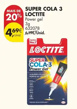 Pingo Doce Super cola 3 loctite promoção