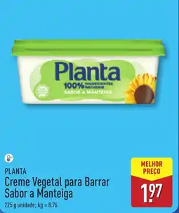 ALDI PLANTA Creme Vegetal para Barrar Sabor a Manteiga promoção