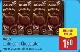 ALDI AGROS Leite com Chocolate promoção