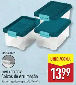 ALDI HOME CREATION Caixas de Arrumação promoção