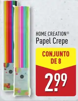 ALDI HOME CREATION Papel Crepe promoção