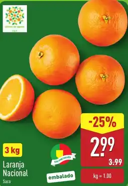 ALDI Laranja Nacional promoção