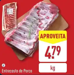 ALDI Entrecosto de Porco promoção