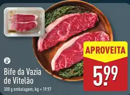 ALDI Bife da Vazia de Vitelão promoção