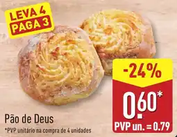 ALDI Pão de Deus promoção
