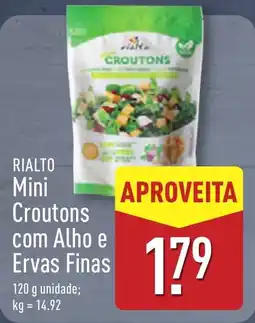 ALDI RIALTO Mini Croutons com Alho e Ervas Finas promoção