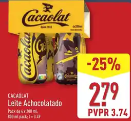 ALDI CACAOLAT Leite Achocolatado promoção