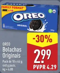 ALDI OREO Bolachas Originais promoção