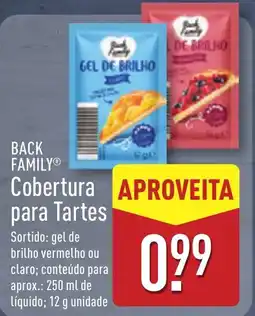 ALDI BACK FAMILY Cobertura para Tartes promoção