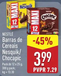 ALDI NESTLÉ Barras de Cereais Nesquik/ Chocapic promoção