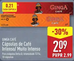 ALDI GINGA CAFÉ Cápsulas de Café Intenso/ Muito Intenso promoção