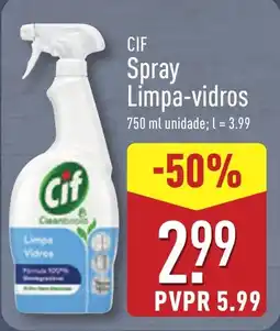 ALDI CIF Spray Limpa-vidros promoção