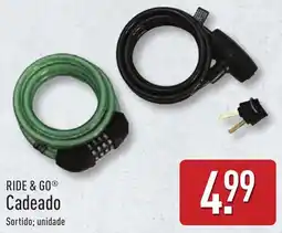 ALDI RIDE & GO Cadeado promoção