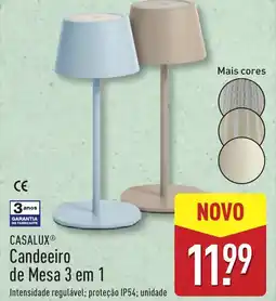 ALDI CASALUX Candeeiro de Mesa 3 em 1 promoção