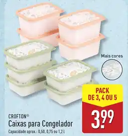 ALDI CROFTON Caixas para Congelador promoção