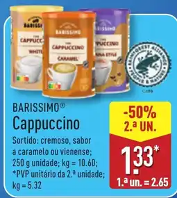 ALDI BARISSIMO Cappuccino promoção