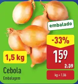 ALDI Cebola promoção