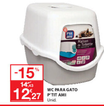 E.Leclerc WC para Gato P'Tit Ami promoção