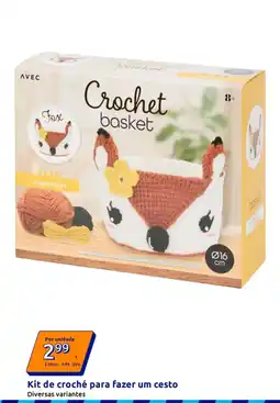 Action Kit de croché para fazer um cesto promoção