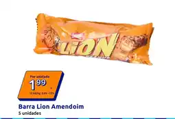 Action Barra Lion Amendoim promoção