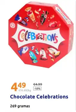 Action Chocolate Celebrations promoção