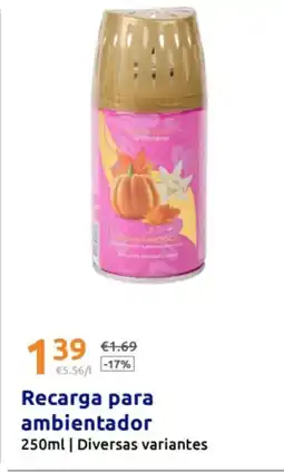 Action Recarga para ambientador promoção