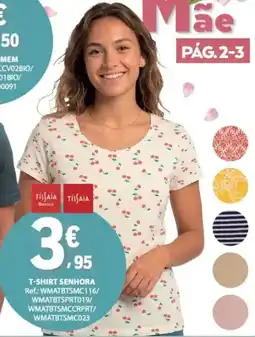 E.Leclerc T-shirt senhora promoção
