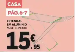 E.Leclerc Estendal em alumínio promoção