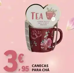 E.Leclerc Canecas para chá promoção
