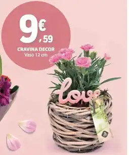 E.Leclerc Cravina decor vaso 12 cm promoção