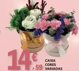 E.Leclerc Caixa cores variadas promoção