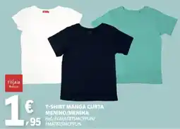 E.Leclerc T-shirt manga curta menino/menina promoção