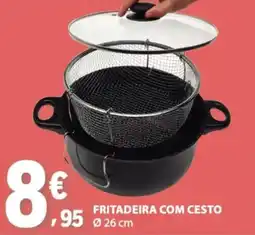 E.Leclerc Fritadeira com cesto 26cm promoção