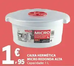 E.Leclerc Caixa hermética micro redonda alta promoção
