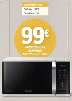 E.Leclerc Micro ondas samsung promoção