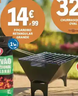 E.Leclerc Fogareiro retangular grande promoção